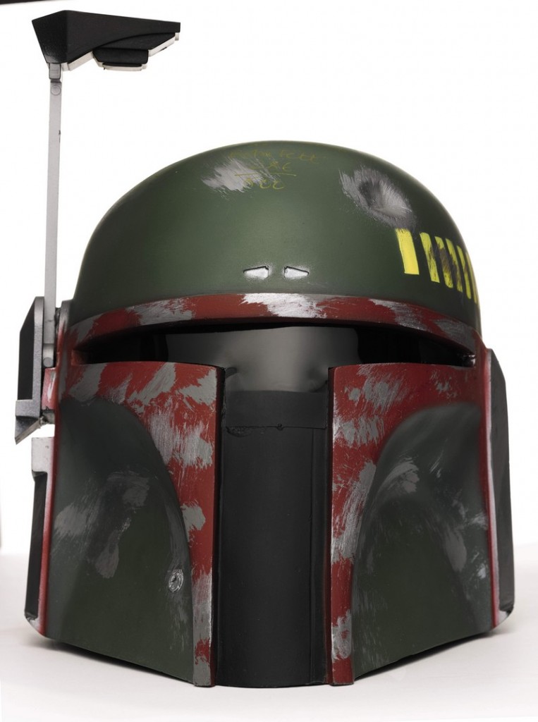 signed-star-wars-boba-fett-helmet-don-post-2000-signed-by-jeremy-bulloch-in-gold-ink-limited-edition-286-of-600-The First Auction of Star Wars Collectibles at Sothebys