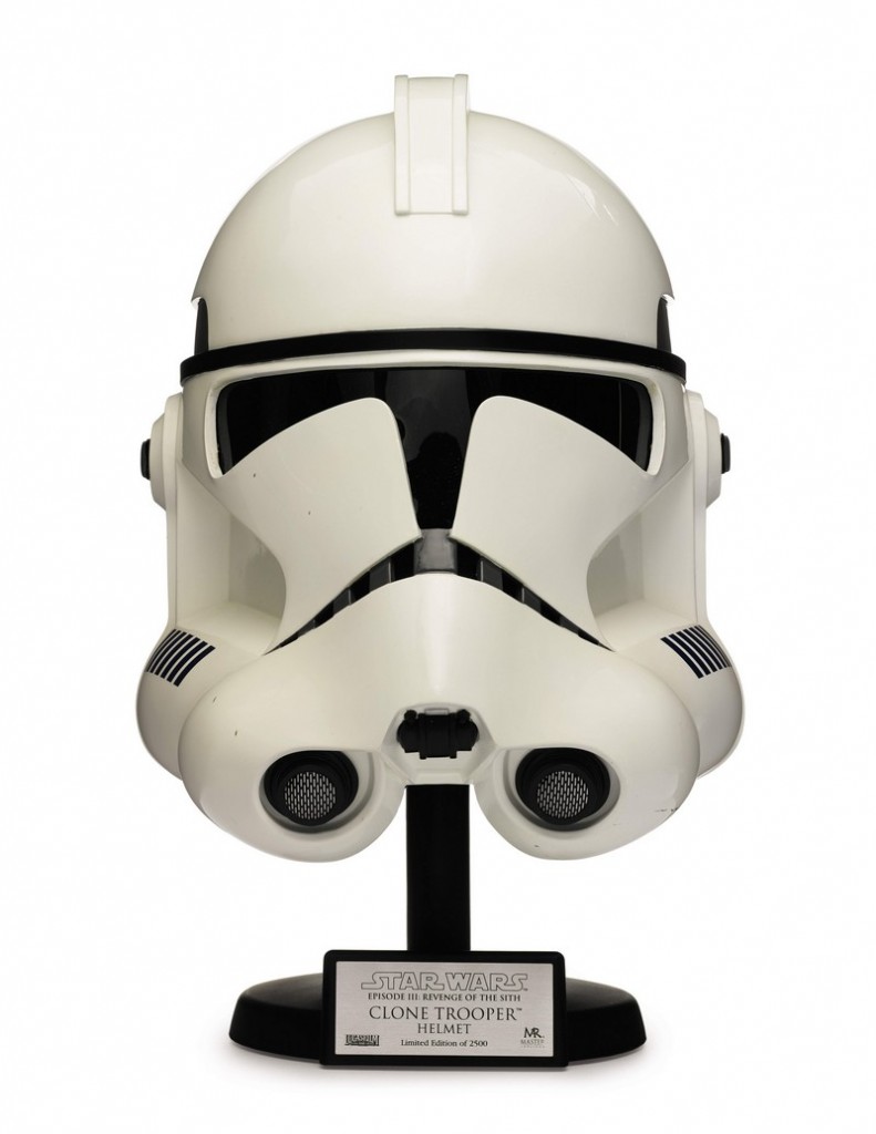 star-wars-revenge-of-the-sith-clonetrooper-helmet-master-replicas-2005- The First Auction of Star Wars Collectibles at Sothebys