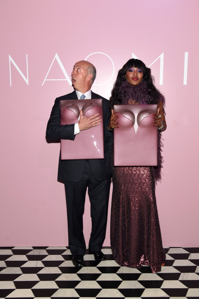 taschen naomi campbell limited edition book launch-benedikt taschen and naomi campbell-