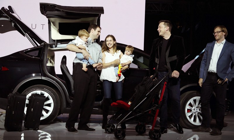 tesla model x unveiling ellon musk