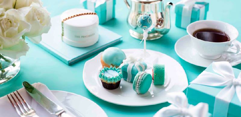 tiffany afternoon tea - the peninsula bangkok thailand-