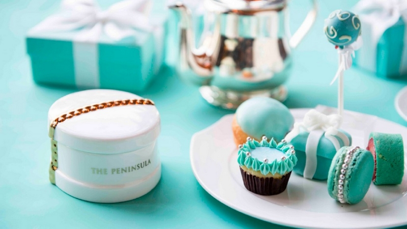 tiffany afternoon tea - the peninsula bangkok thailand