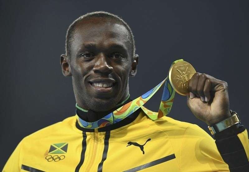 usain bolt olympics rio 2016 gold medals