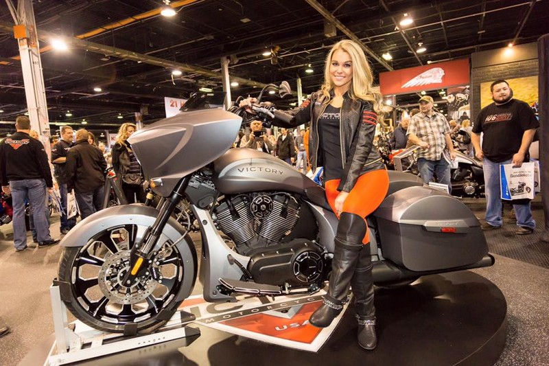 victory motorcycles - Magnum X-1 Stealth Edition launch IMS Chicago