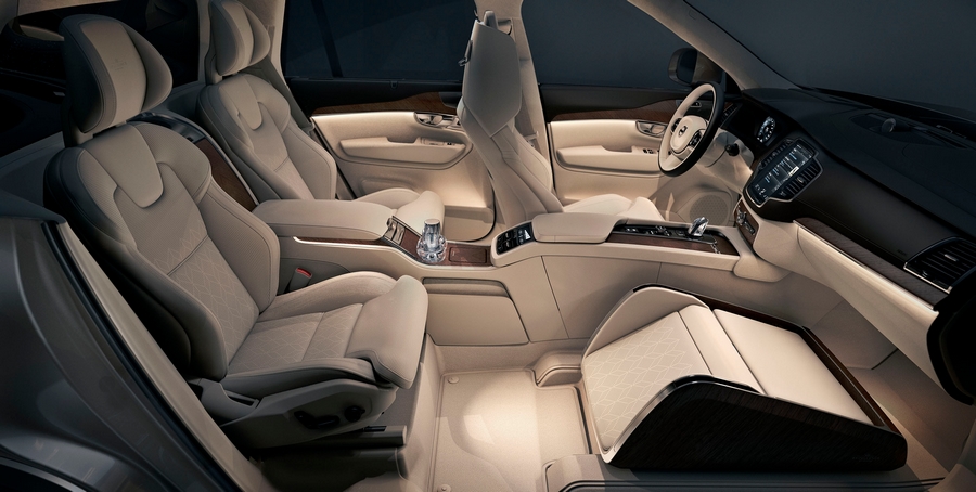 volvo lounge console-a calming and luxurious experience.