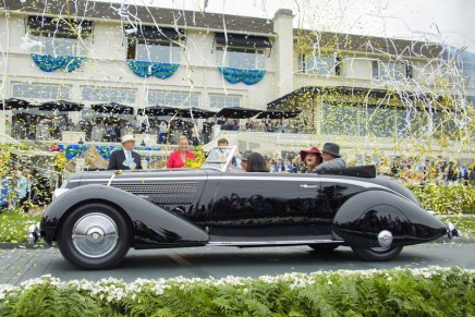 The cabriolet once owned by Eric Clapton named Best of Show at Pebble Beach