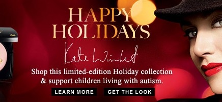 Kate Winslet launches Golden Hat charity makeup range with Lancôme