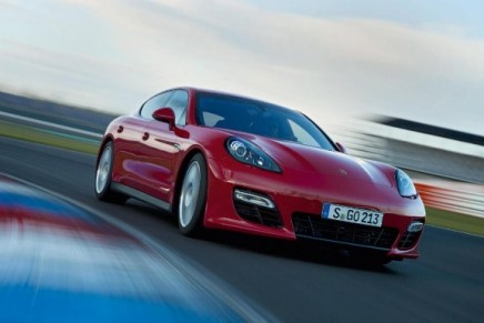 Porsche Panamera GTS. The clue is in the name
