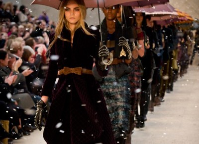 Completely digitalised: Burberry Prorsum Womenswear Fall Winter 2012 2013