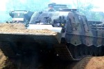 Driving a Leopard 2