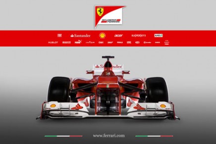 Heavy snow and more digital experience : the launching of Ferrari F2012