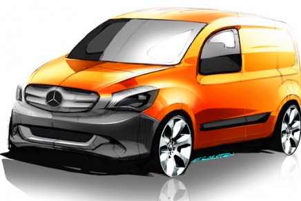 Mercedes-Benz to release an electric version of the Citan, its upcoming small van