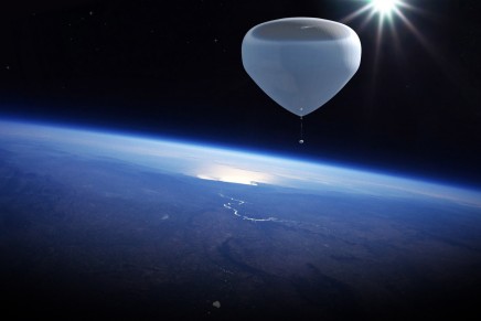 Near-space flight experience in a space balloon