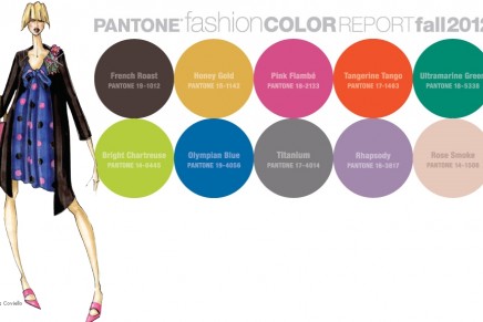 Top 10 fashion colors for fall 2012