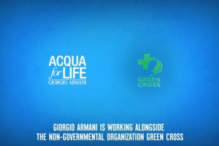 What if water is the most precious gift? Green Cross, Armani water campaign expanding in Africa, Latin America and Asia