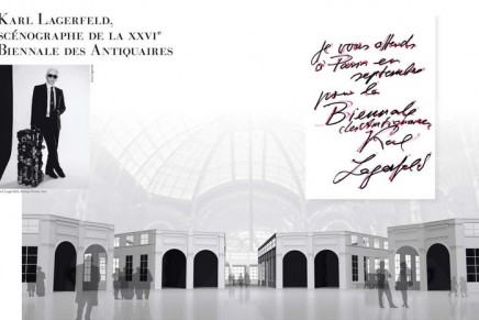 Karl Lagerfeld – scenographer of the 2012 Biennale des Antiquaires