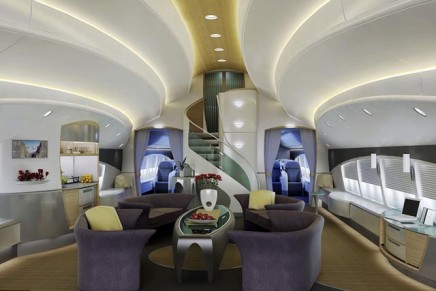 Biggest Boeing Intercontinental 747-8 VIP airplane