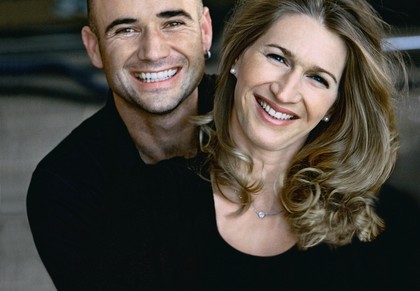 Enjoy a Private Tennis Lesson with Andre Agassi and Stefanie Graf