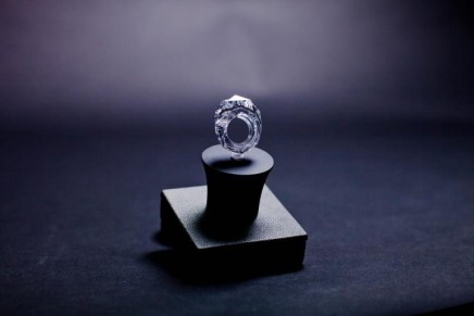 World’s first ring carved completely from a diamond