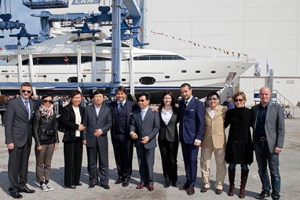 Ferretti landing in China with the latest Custom Line 112 superyacht