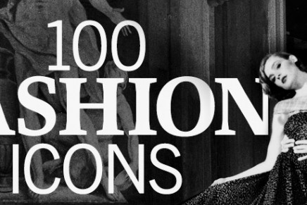 100 most influential fashion icons. Time’s glittering list.