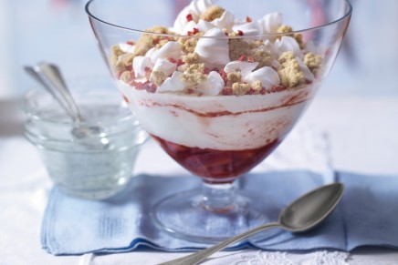 The Diamond Jubilee Strawberry Crumble Crunch dessert by Heston Blumenthal