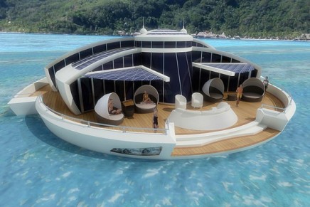 Sustainable solar floating luxury resort setting the good example