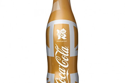 Gold Olympics Coca-Cola bottle