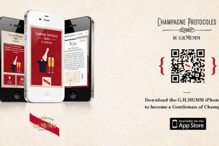 Dos and don’ts of champagne: App to teach users to appreciate champagne’s rituals