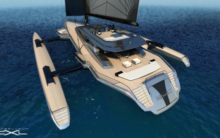 A McLaren MP4-12C for the world’s largest sailing trimaran