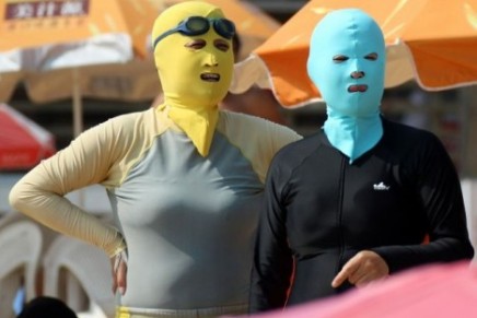 Face-kini: the ultimate alternative to sunblock in China