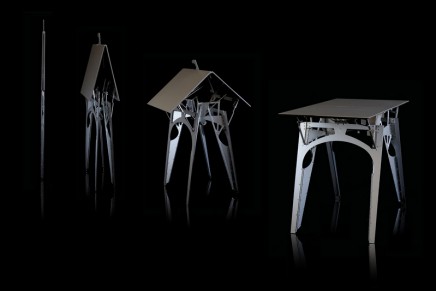 Cricket – the world’s thinnest luxury folding table