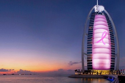 Pinking Burj Al Arab