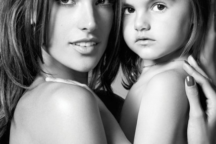 Alessandra Ambrosio’s four-year-old daughter debuts in modelling