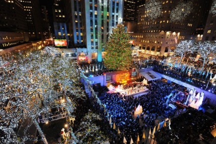 Swarovski Star at the top of the Rockefeller Center Christmas Tree