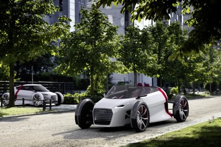 A preview of future mobility at the Audi museum mobile