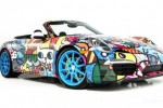 Art cars: Porsche 911 Cabriolet by Romero Britto