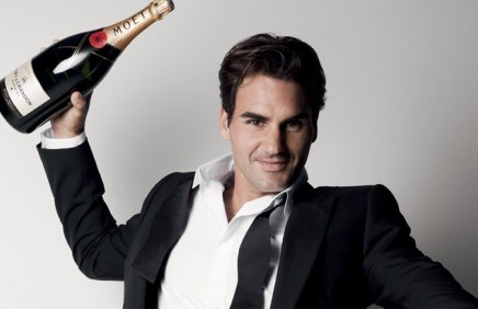 Roger Federer – the new Moët & Chandon’s brand ambassador