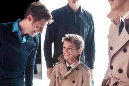 Young Beckham – the latest Burberry face