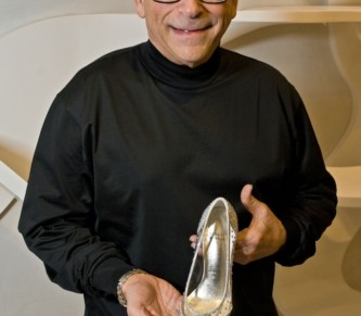 Broadway Cinderella glass slipper. Stuart Weitzman version