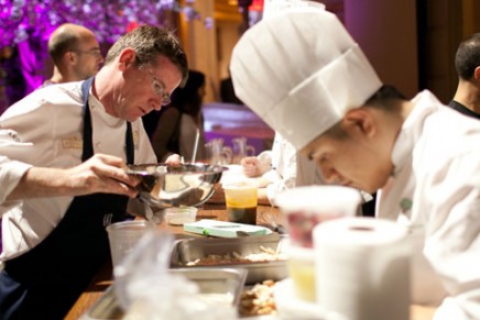 Bold British cuisine at the third edition of Diner des Grands Chefs 2013