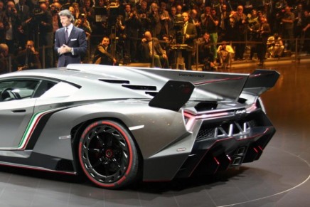 Lamborghini Veneno hypercar – the racing prototype for the road