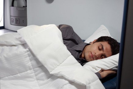 Delta Air Lines showcasing its renewed focus on sleep