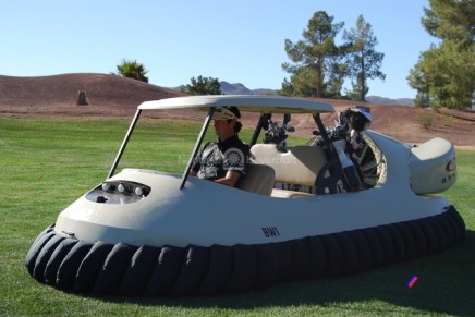 Golf hovercraft – a magic carpet floating around a golf course