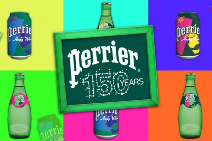 Andy Warhol’s Perrier bottles