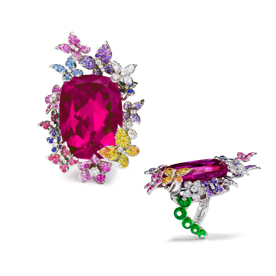 Anna Hu Haute Joaillerie cocktail ring2LUXURY2.COM