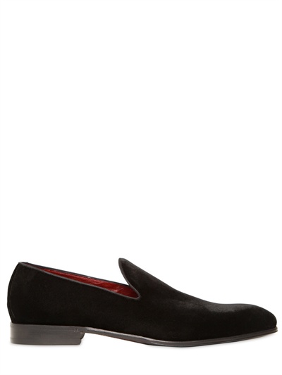 DOLCE & GABBANA VENEZIA VELVET LOAFERS - 2LUXURY2.COM