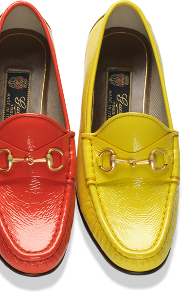 gucci yellow loafers