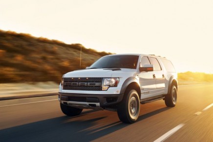 Hennessey VelociRaptor SUV conversion