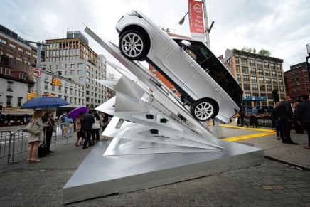 Climbing Up: Land Rover art installation